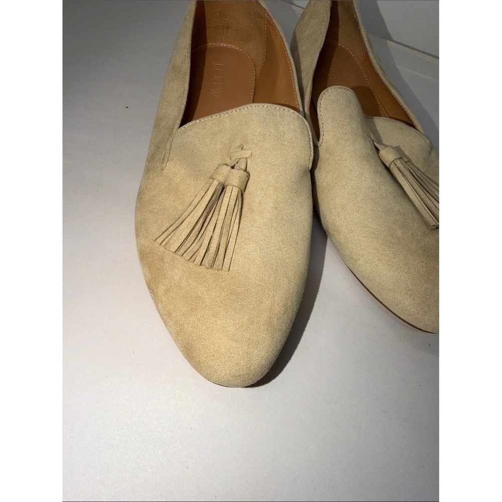 J. Crew Beige Suede Tassel Loafers - Picture 4 of 7